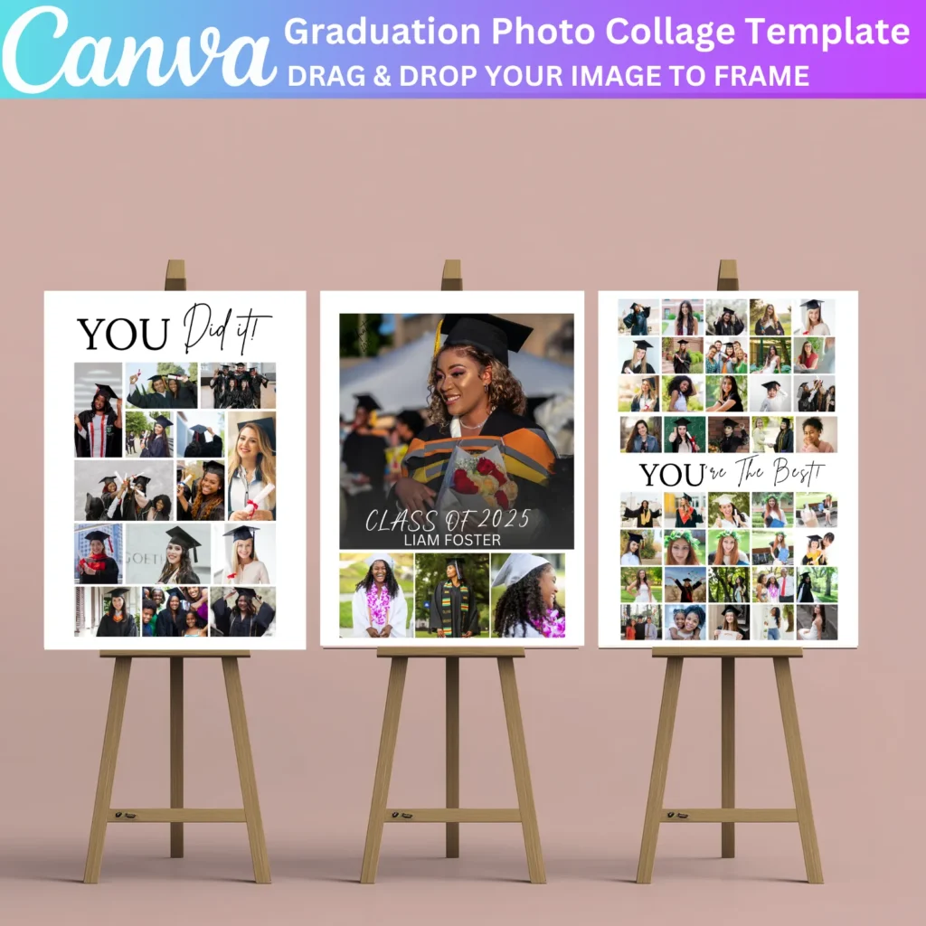 15+ Mother's Day Canva Photo Collage Template Bundle, Mom Canva Photo Frame Template, Mom Canva Frame, The Best Mom Ever Canva Template